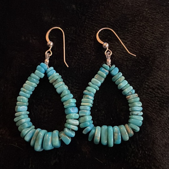 Jay King Jewelry - Turquoise drop dangle earrings (pierced) by Jay King
